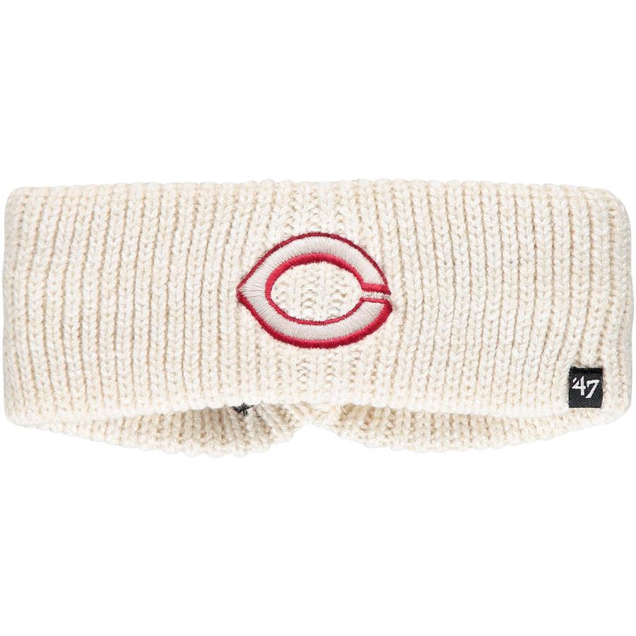 Cincinnati Reds '47 Women's Meeko Knit Headband - Cream