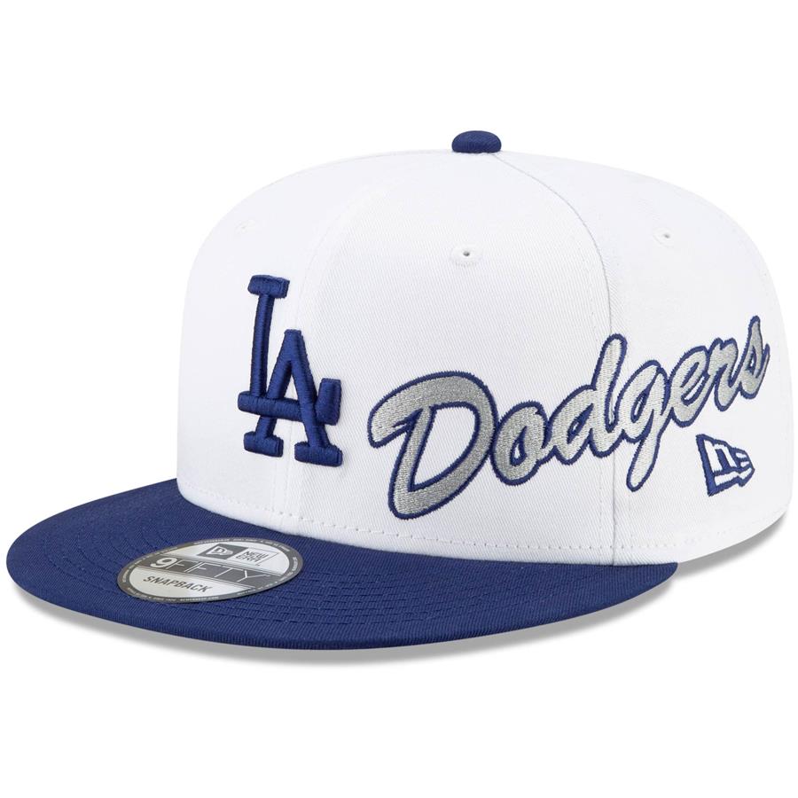 Los Angeles Dodgers New Era Vintage 9FIFTY Snapback Hat - White