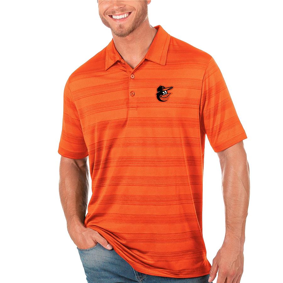 Baltimore Orioles Antigua Compass Polo - Orange