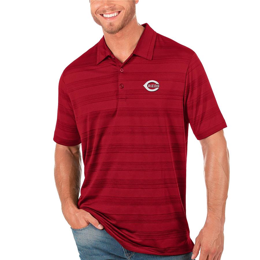 Cincinnati Reds Antigua Compass Polo - Red