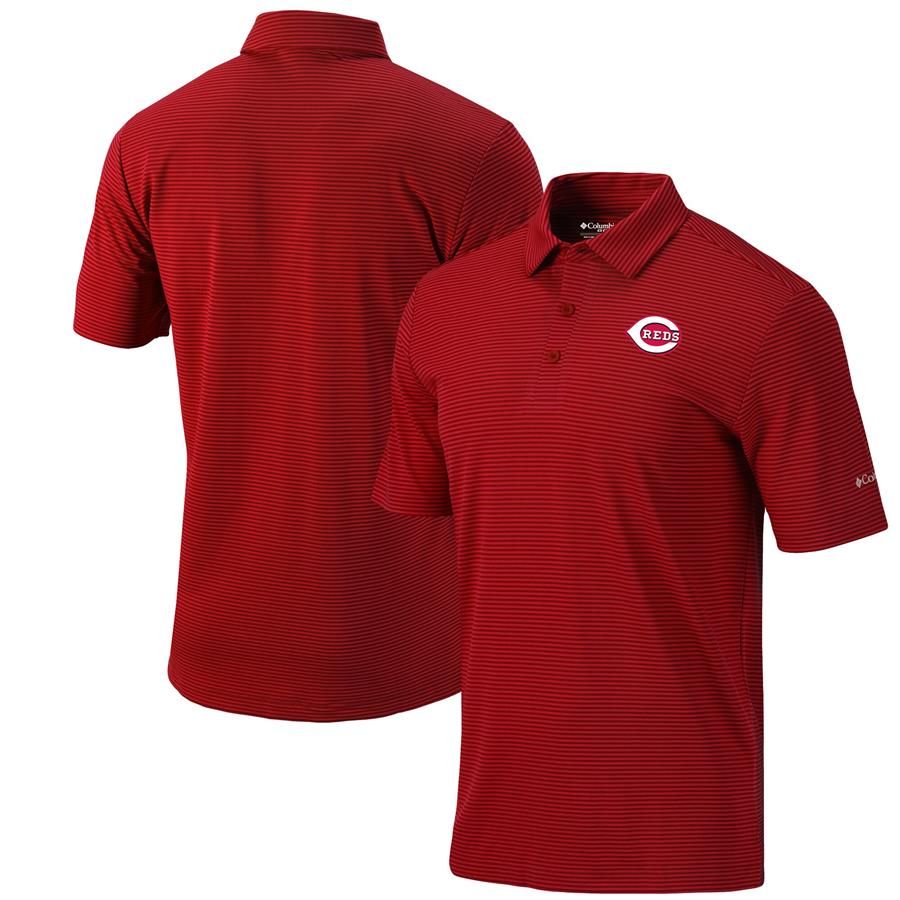 Cincinnati Reds Columbia One Swing Polo - Red