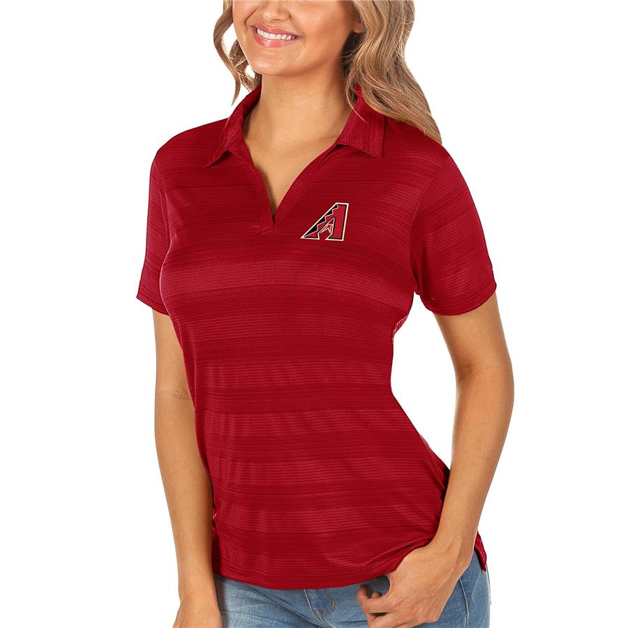 Arizona Diamondbacks Antigua Women's Compass Polo - Red