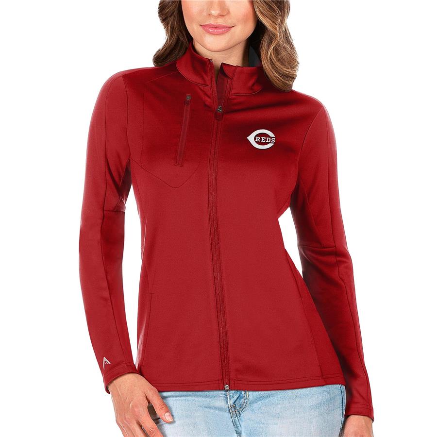 Cincinnati Reds Antigua Women's Generation Full-Zip Jacket - Red