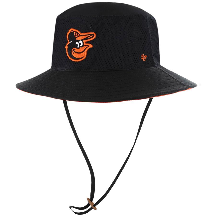 Baltimore Orioles '47 Panama Pail Bucket Hat - Black