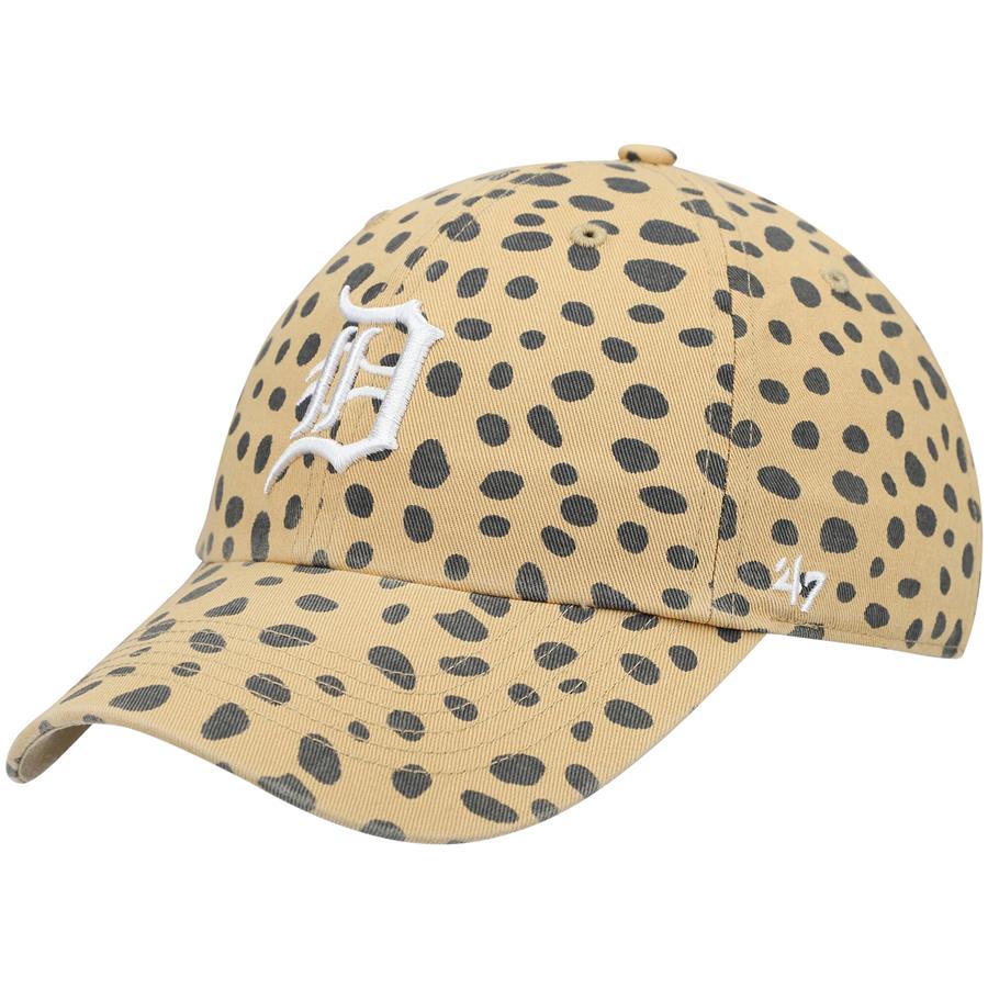 Detroit Tigers '47 Women's Cheetah Clean Up Adjustable Hat - Tan