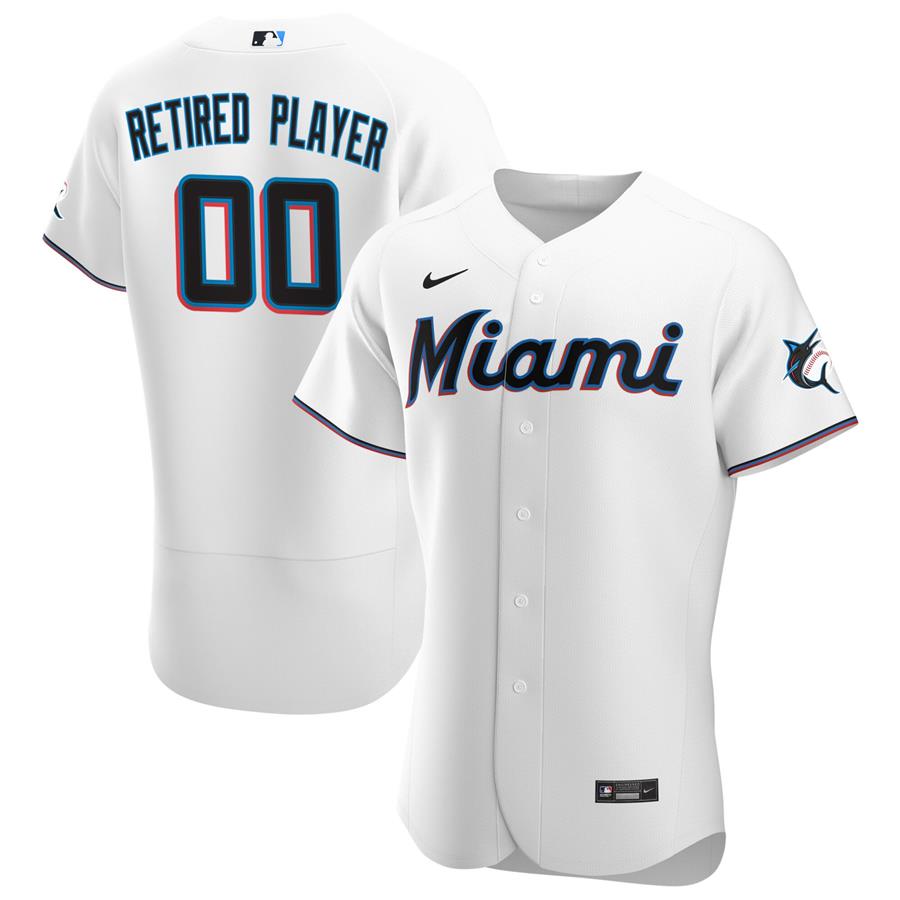 Miami Marlins Nike Home Pick-A-Player Retired Roster Authentic Jersey - White