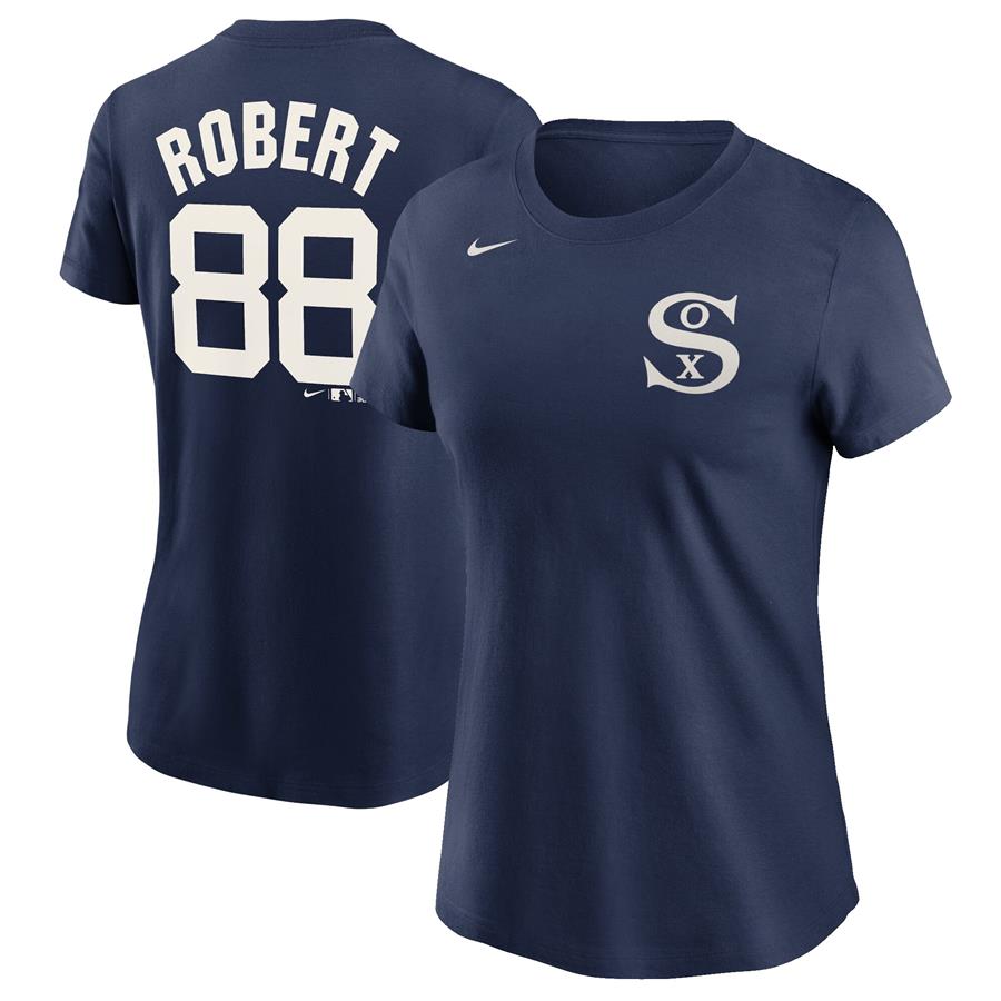 Luis Robert Chicago White Sox Nike Women's 2021 Field of Dreams Name & Number T-Shirt - Navy