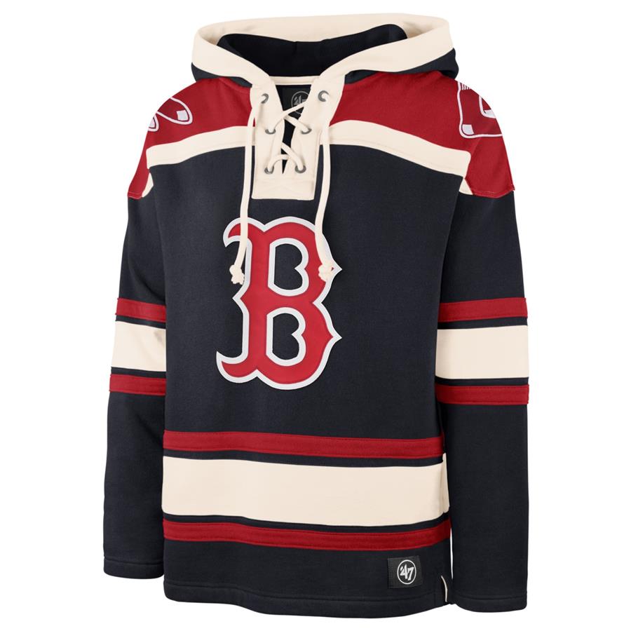 Boston Red Sox Lacer Pullover Hoodie - Navy