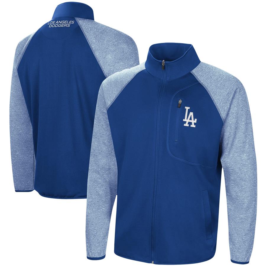 Los Angeles Dodgers G-III Sports by Carl Banks Freestyle Transitional Raglan Full-Zip Jacket - Royal