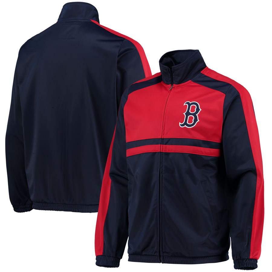 Boston Red Sox G-III Sports by Carl Banks Full-Zip Track Jacket - Navy