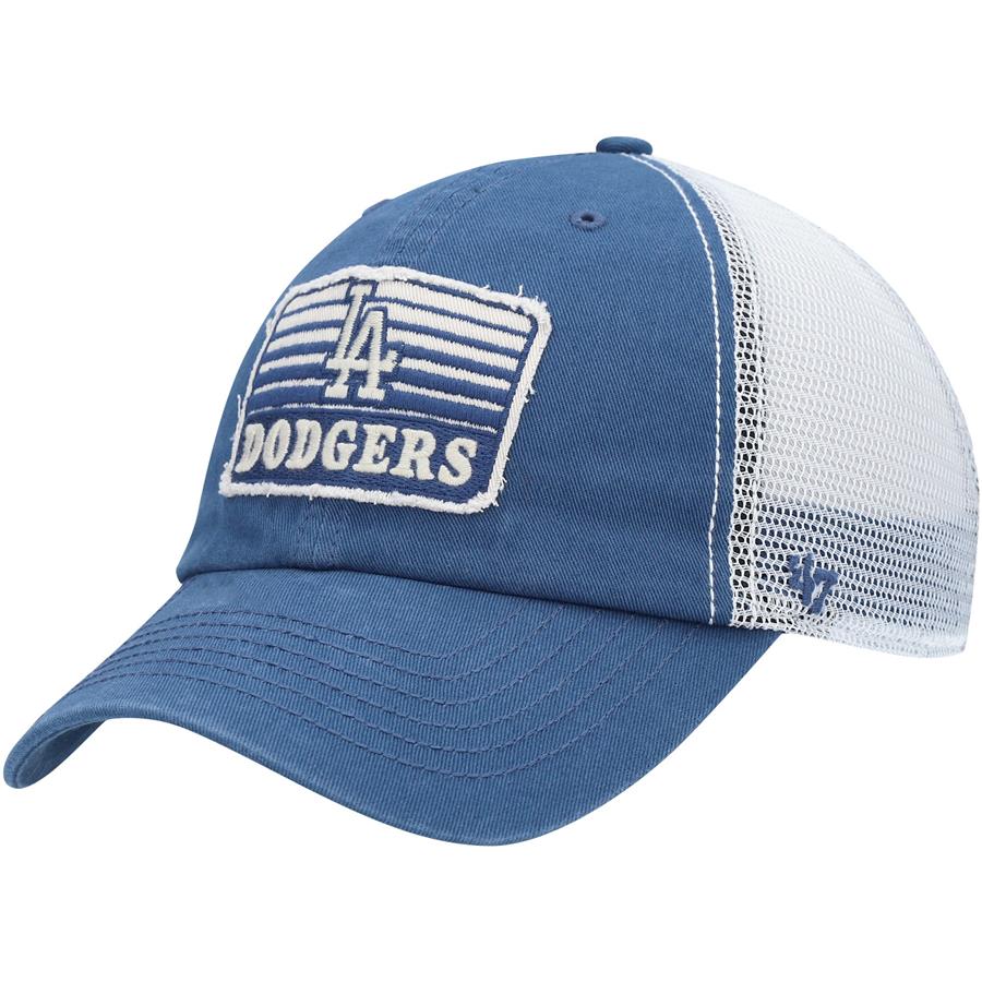 Los Angeles Dodgers '47 Lake Shore Patch Clean Up Trucker Snapback Hat - Royal