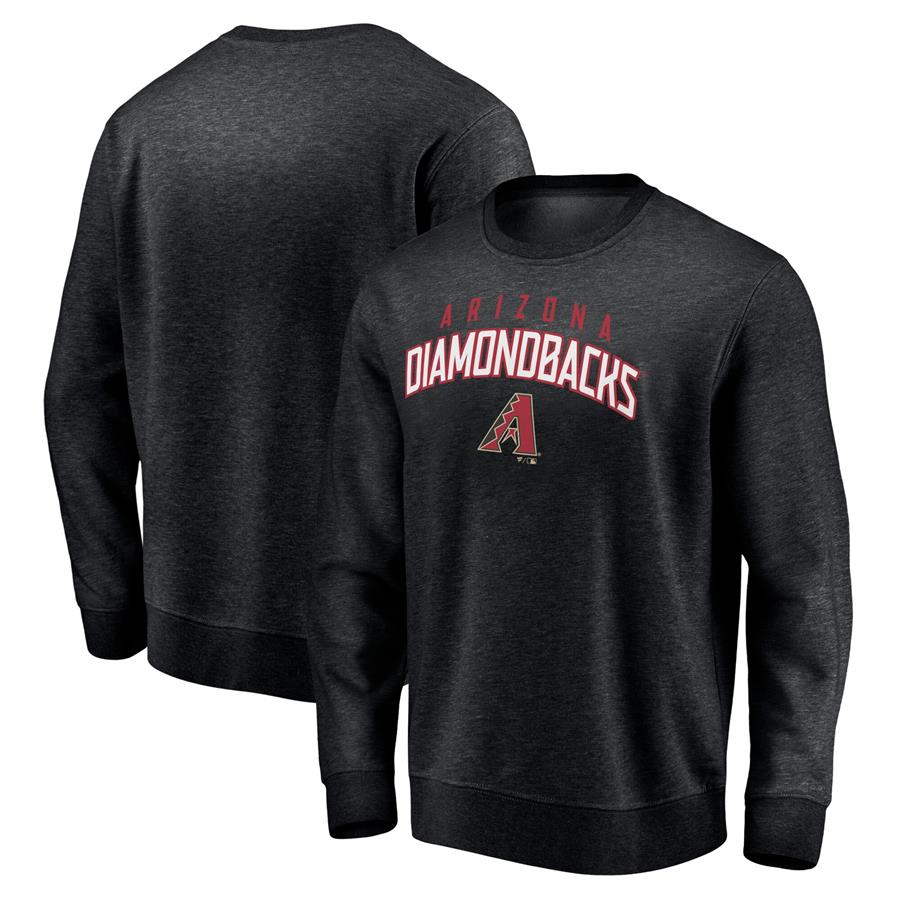 Arizona Diamondbacks Fanatics Branded Gametime Arch Pullover Sweatshirt - Black