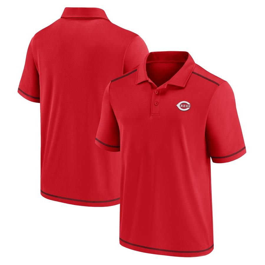 Cincinnati Reds Fanatics Branded Primary Team Logo Polo - Red