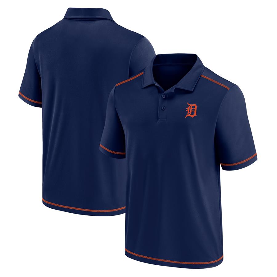 Detroit Tigers Fanatics Branded Primary Team Logo Polo - Navy