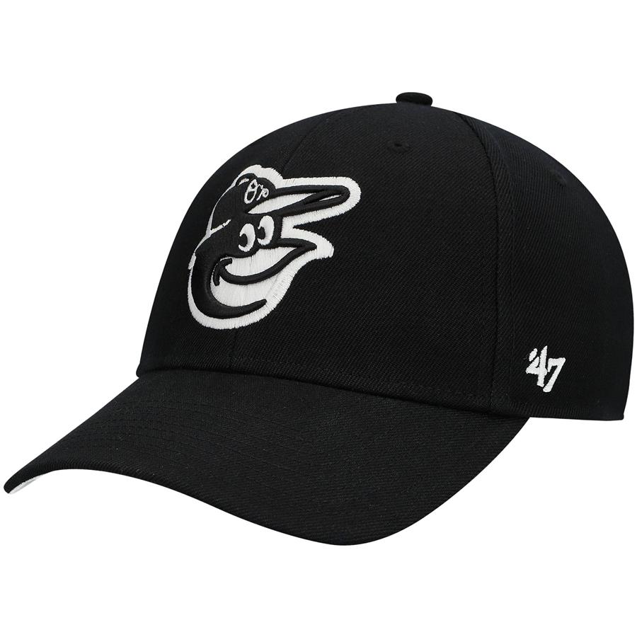 Baltimore Orioles '47 MVP Adjustable Hat - Black