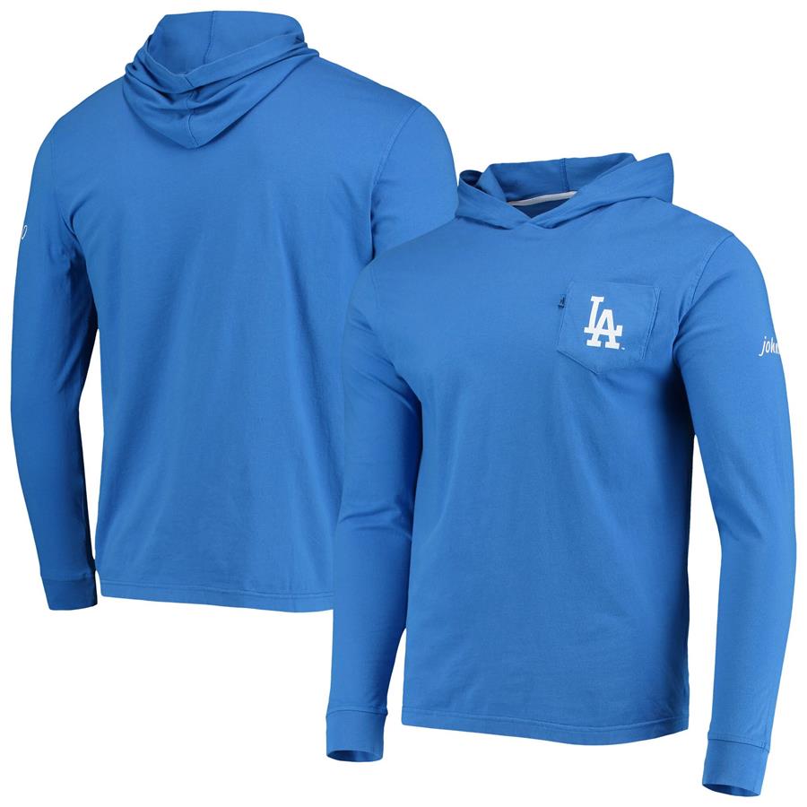 Los Angeles Dodgers johnnie-O Eller Hoodie Long Sleeve T-Shirt - Royal