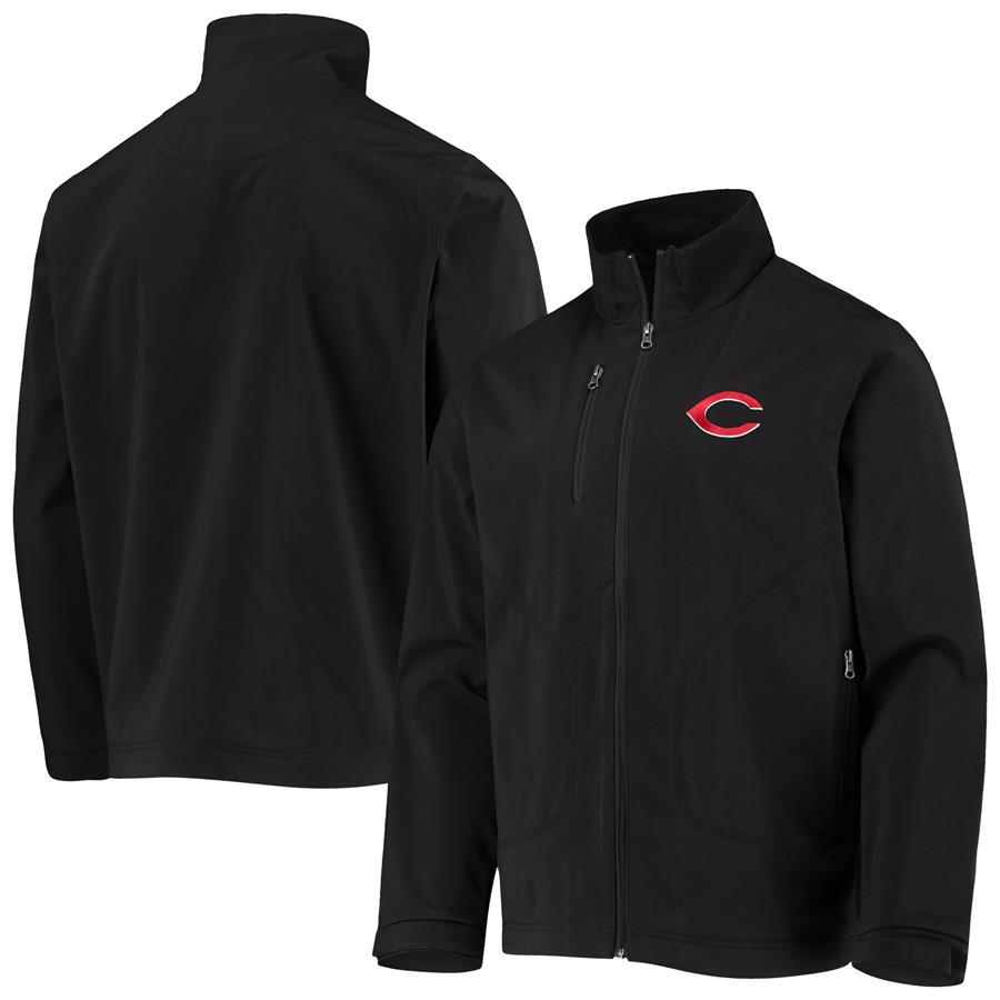 Cincinnati Reds G-III Sports by Carl Banks Strong Side Full-Zip Jacket - Black
