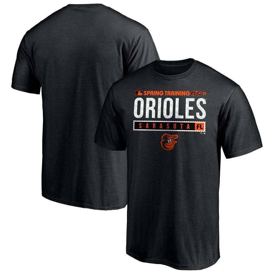 Baltimore Orioles Fanatics Branded 2021 Spring Training Uncle Charlie T-Shirt - Black