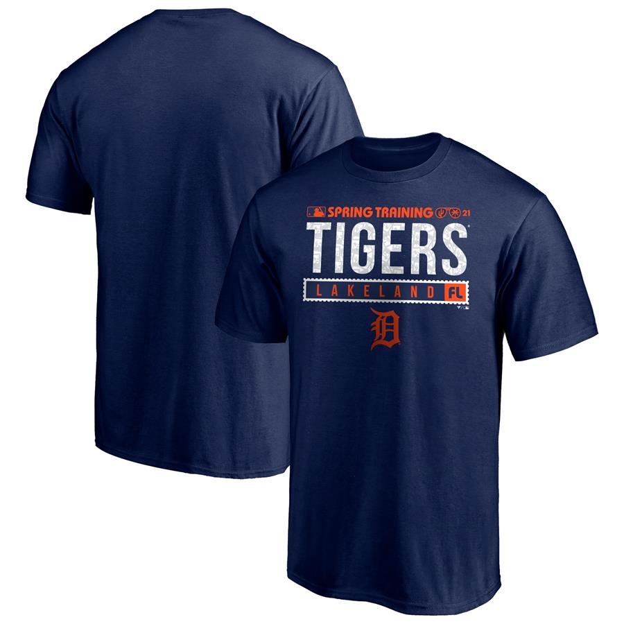Detroit Tigers Fanatics Branded 2021 Spring Training Uncle Charlie T-Shirt - Navy