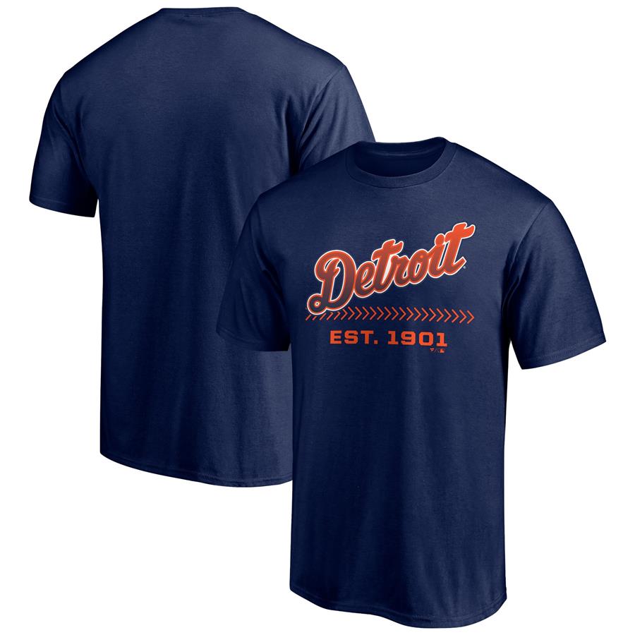 Detroit Tigers Fanatics Branded Total Dedication T-Shirt - Navy