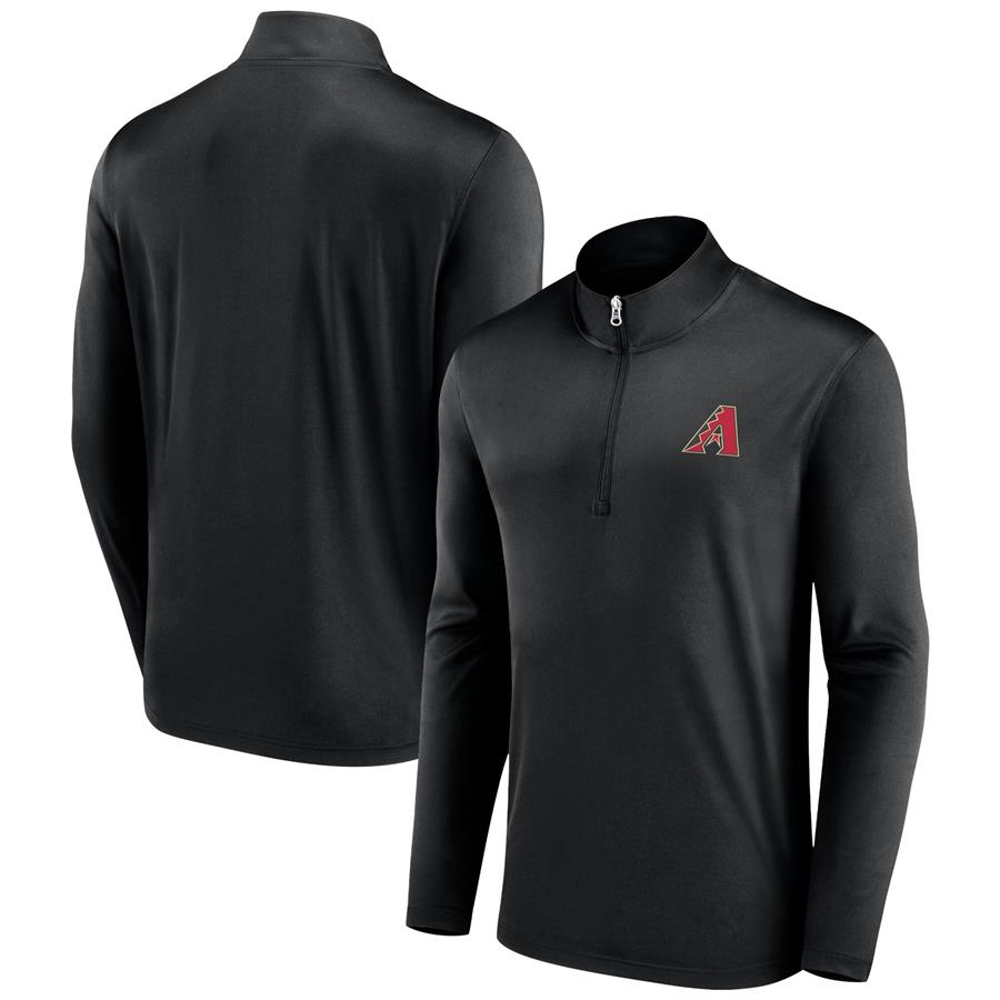 Arizona Diamondbacks Fanatics Branded Underdog Mindset Quarter-Zip Jacket - Black