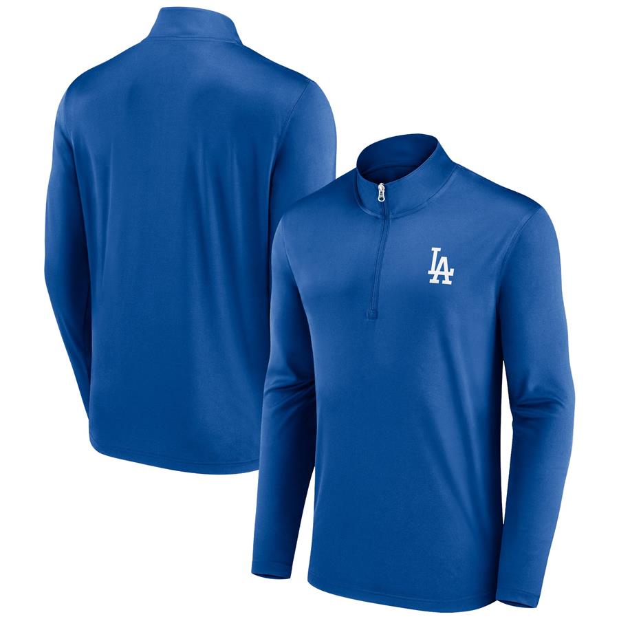Los Angeles Dodgers Fanatics Branded Underdog Mindset Quarter-Zip Jacket - Royal