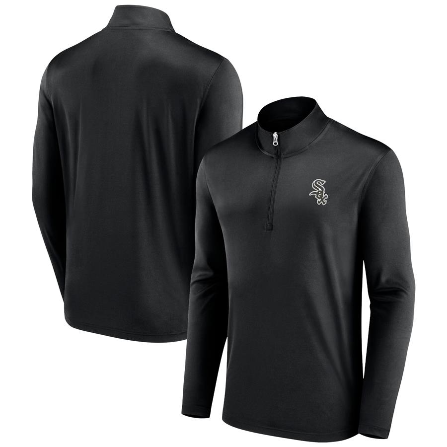 Кофта с короткой молнией Chicago White Sox Fanatics Branded Underdog Mindset (чёрный)