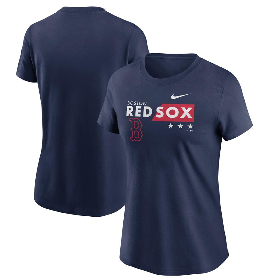 Boston Red Sox Nike Women's Americana T-Shirt - Navy
