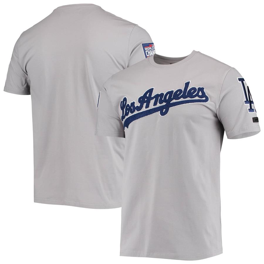 Los Angeles Dodgers Pro Standard Team Logo T-Shirt - Gray