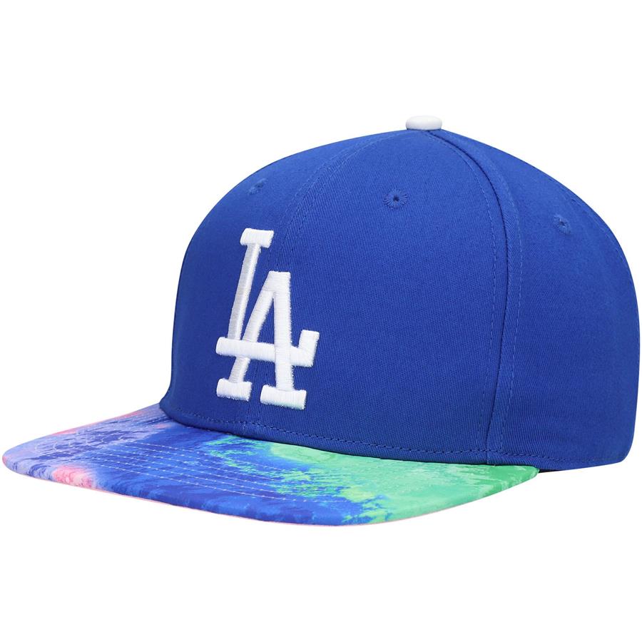 Los Angeles Dodgers Pro Standard Dip-Dye Visor Snapback Hat - Royal