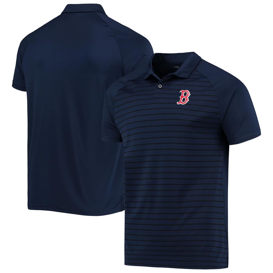 Boston Red Sox Levelwear Insignia Pulse Raglan Polo - Navy