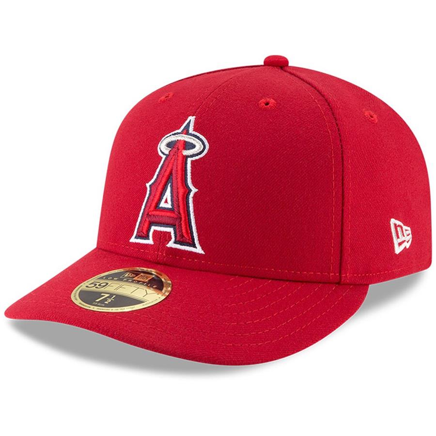 Los Angeles Angels New Era 60th Anniversary Authentic Collection On-Field Low Profile 59FIFTY Fitted Hat - Red