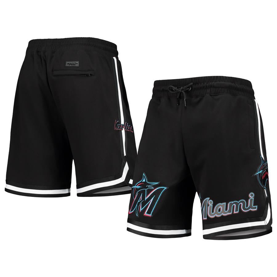 Miami Marlins Pro Standard Team Shorts - Black