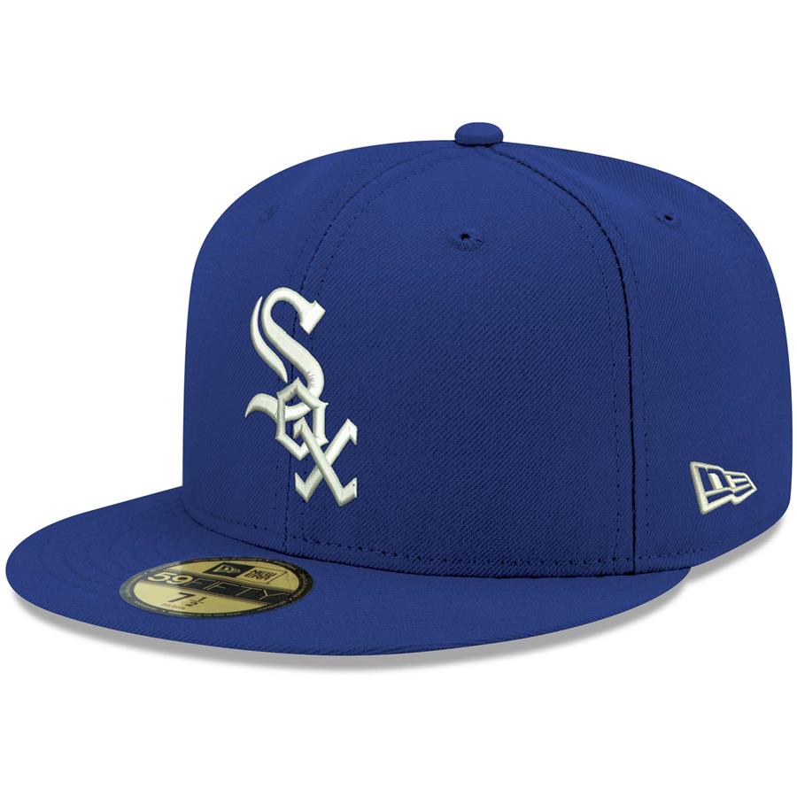 Chicago White Sox New Era Logo White 59FIFTY Fitted Hat - Royal