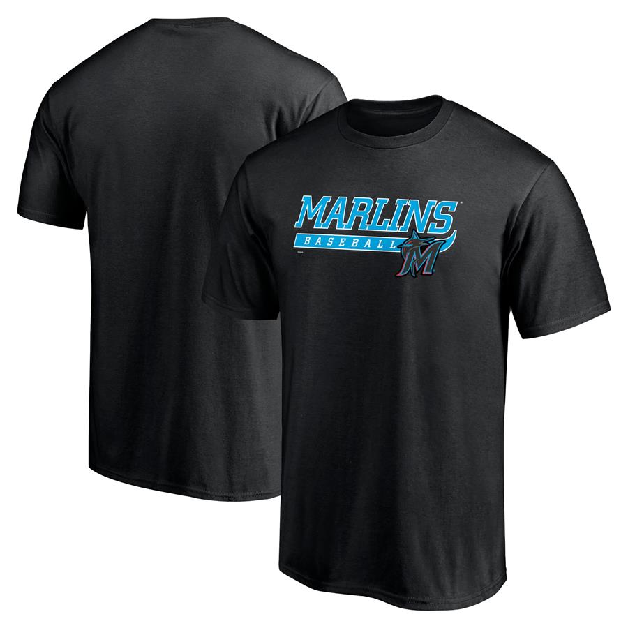 Miami Marlins Take the Lead T-Shirt - Black