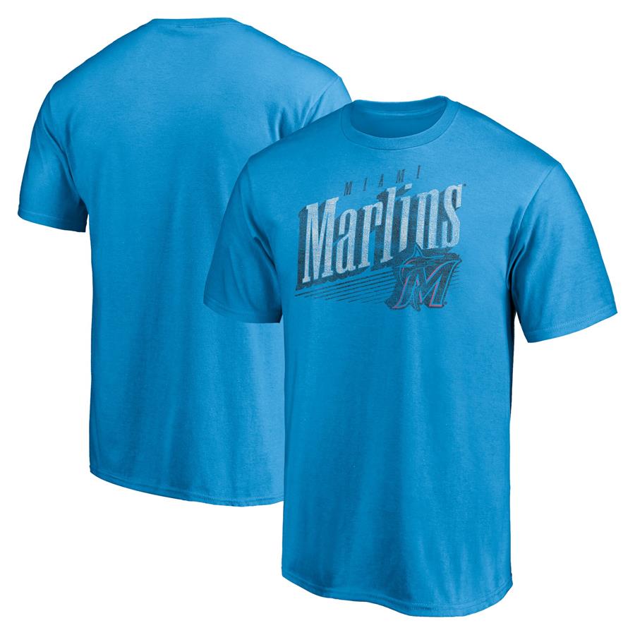 Miami Marlins Winning Streak T-Shirt - Blue