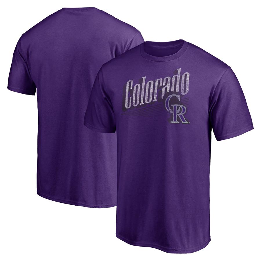Colorado Rockies Winning Streak T-Shirt - Purple