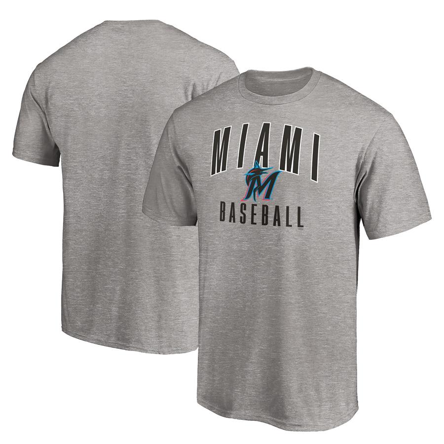 Miami Marlins Game Legend T-Shirt - Heathered Gray