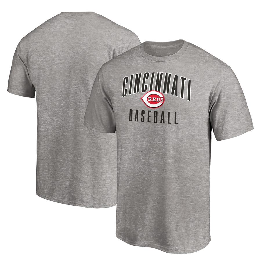 Cincinnati Reds Game Legend T-Shirt - Heathered Gray