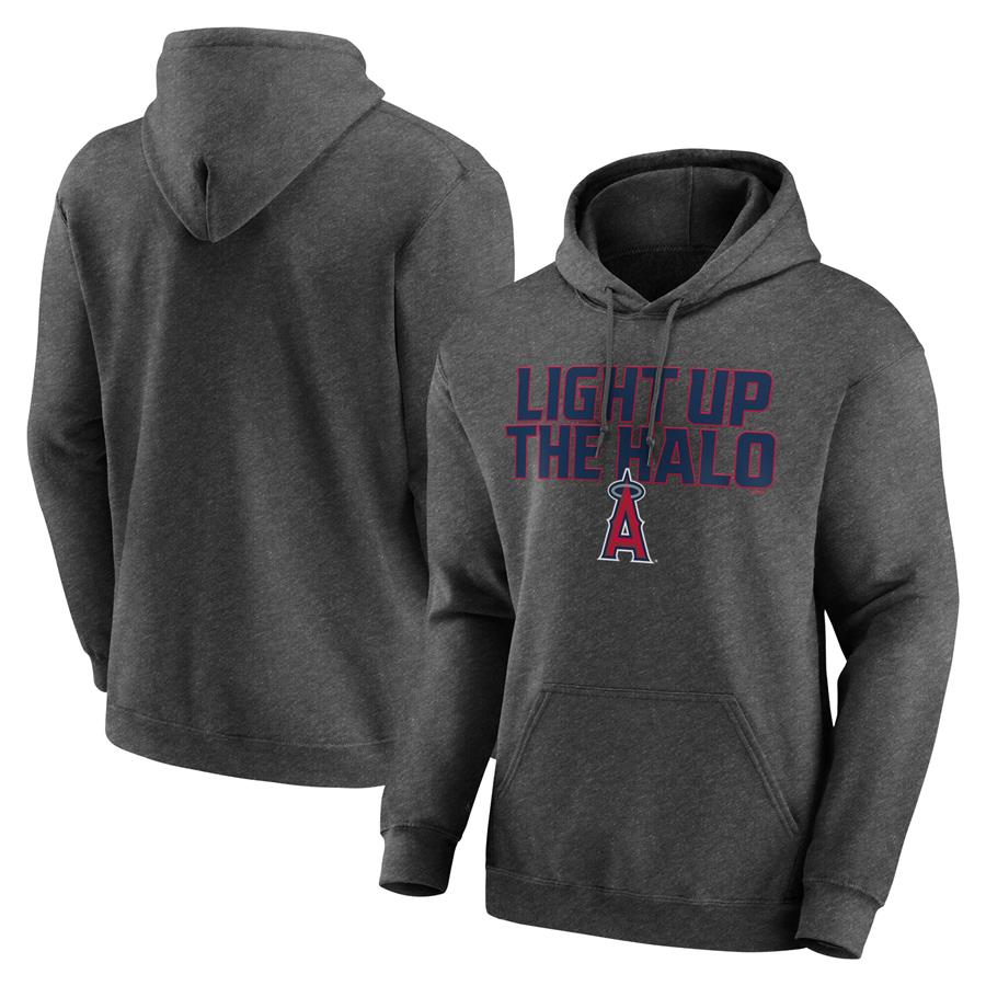 Los Angeles Angels Victory Earned Pullover Hoodie - Heathered Charcoal