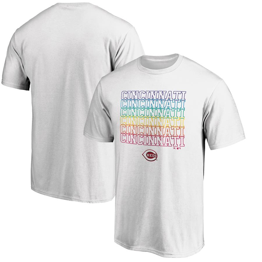 Cincinnati Reds Fanatics Branded City Pride T-Shirt - White