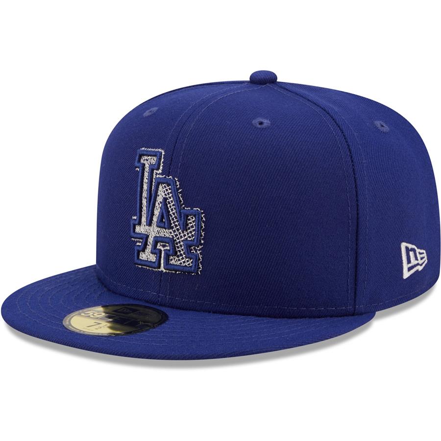 Los Angeles Dodgers New Era Scored 59FIFTY Fitted Hat - Royal