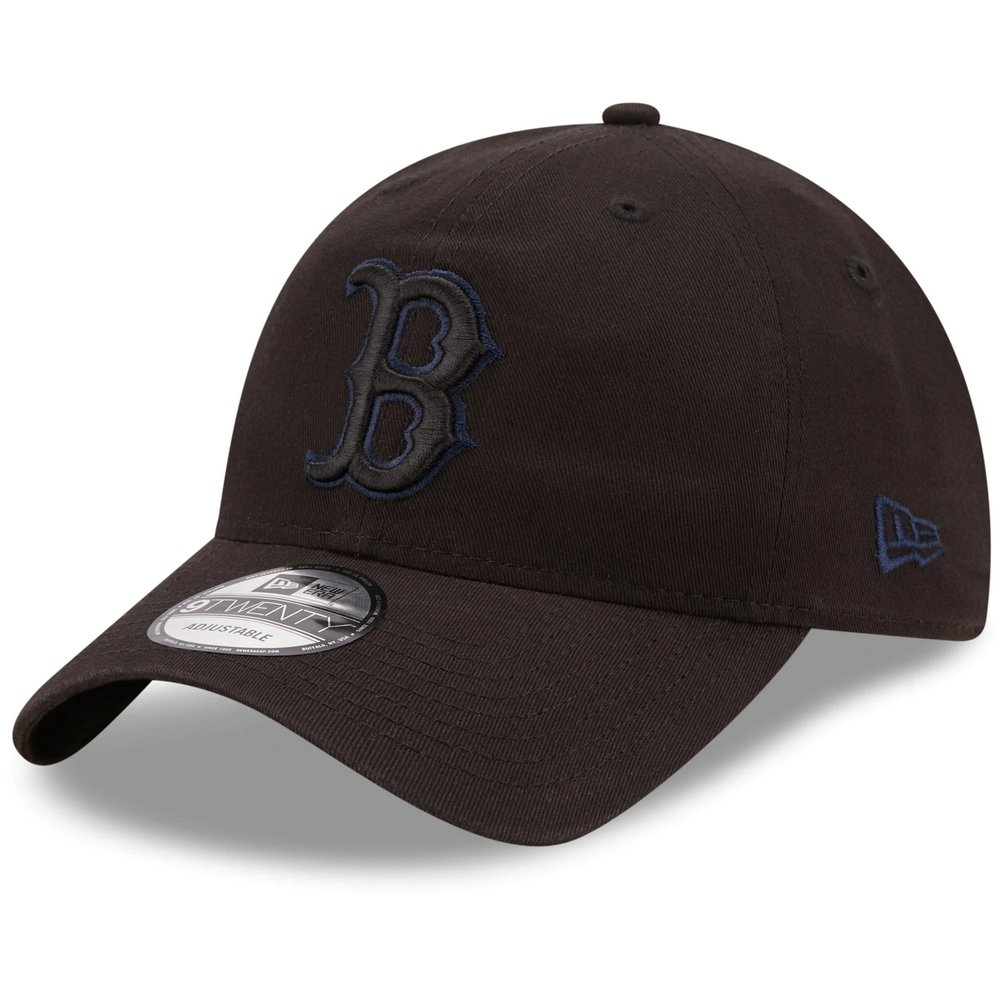 Boston Red Sox New Era Logo Core Classic 9TWENTY Adjustable Hat - Black