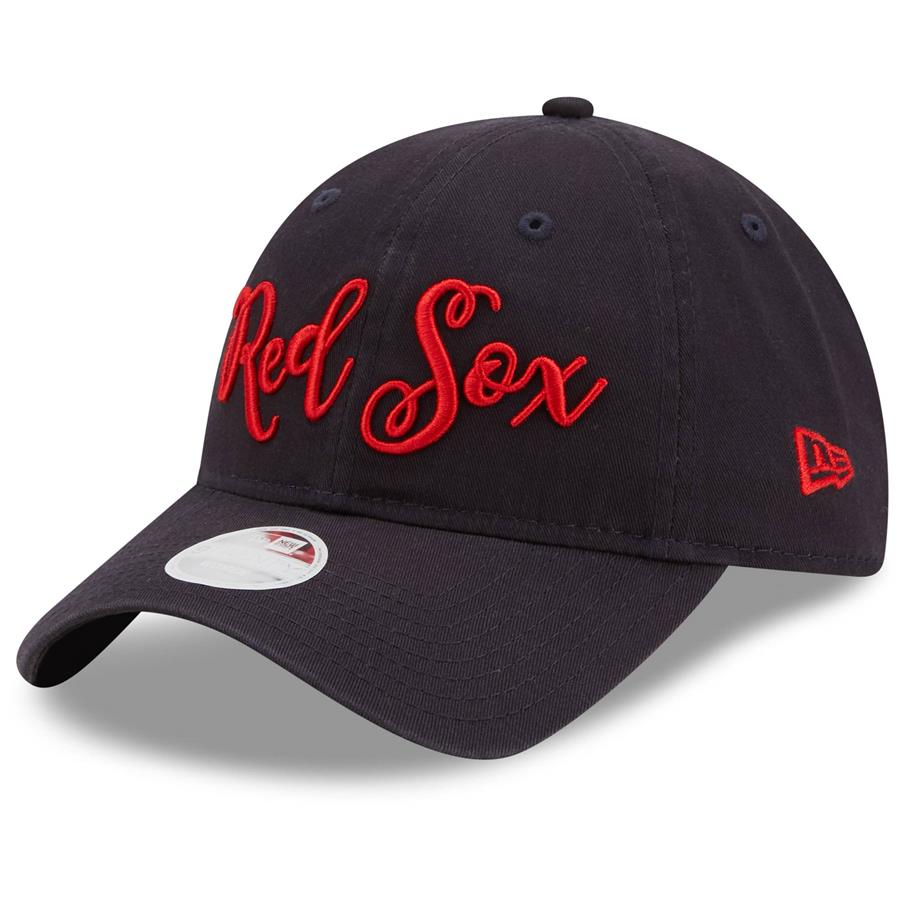 Boston Red Sox New Era Women's Team Script 9TWENTY Adjustable Hat - Navy