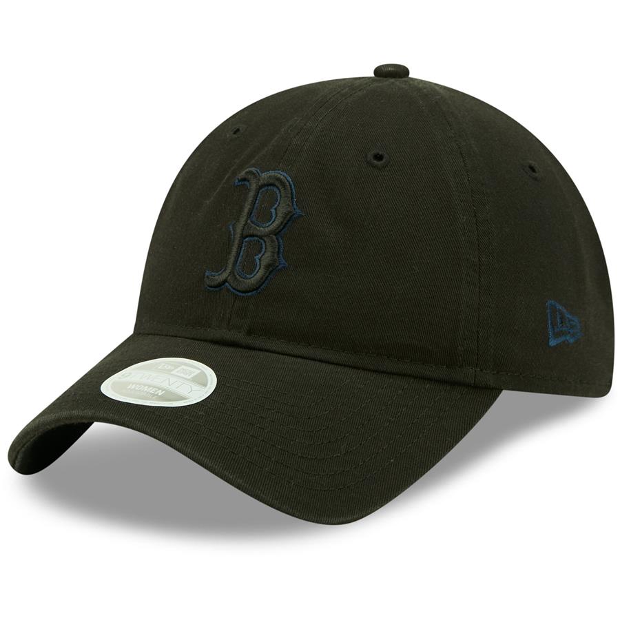 Boston Red Sox New Era Women's Core Classic 9TWENTY Adjustable Hat - Black