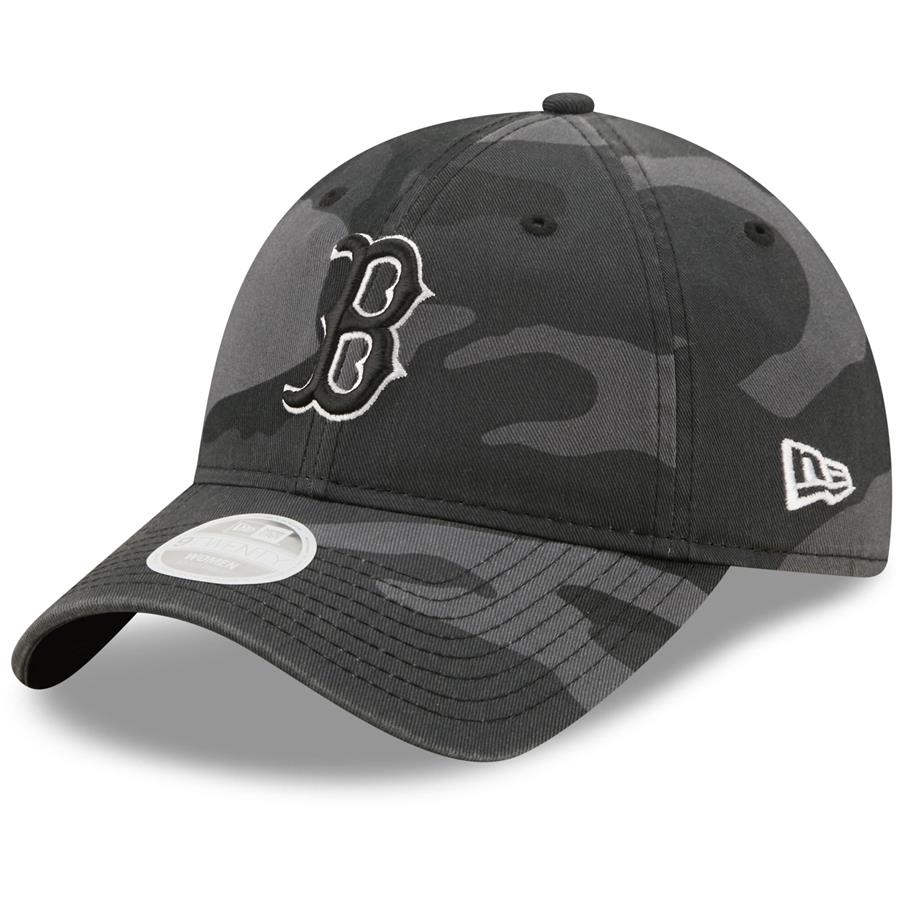 Boston Red Sox New Era Women's Midnight Camo Core Classic 9TWENTY Adjustable Hat - Graphite