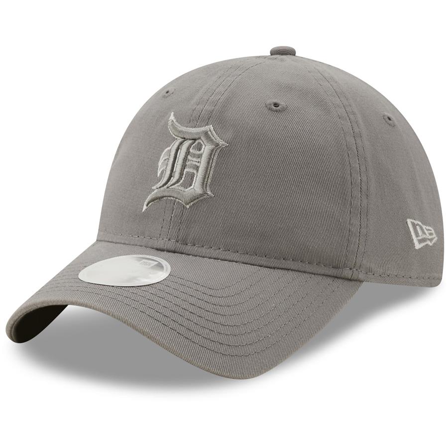 Detroit Tigers New Era Women's Misty Morning Core Classic 9TWENTY Adjustable Hat - Gray