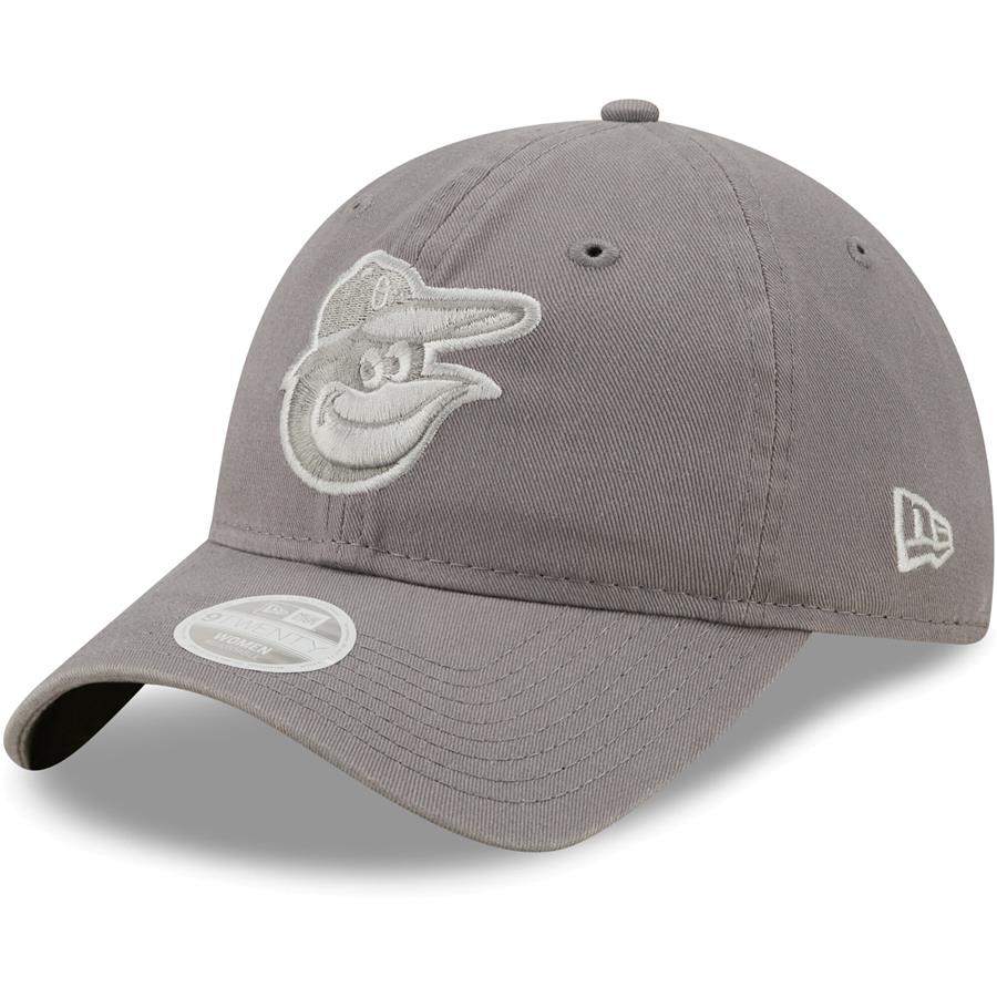 Baltimore Orioles New Era Women's Misty Morning Core Classic 9TWENTY Adjustable Hat - Gray