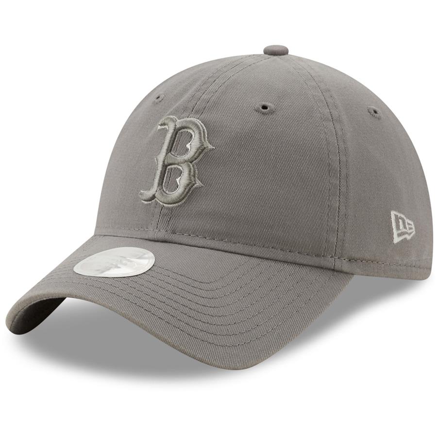 Boston Red Sox New Era Women's Misty Morning Core Classic 9TWENTY Adjustable Hat - Gray