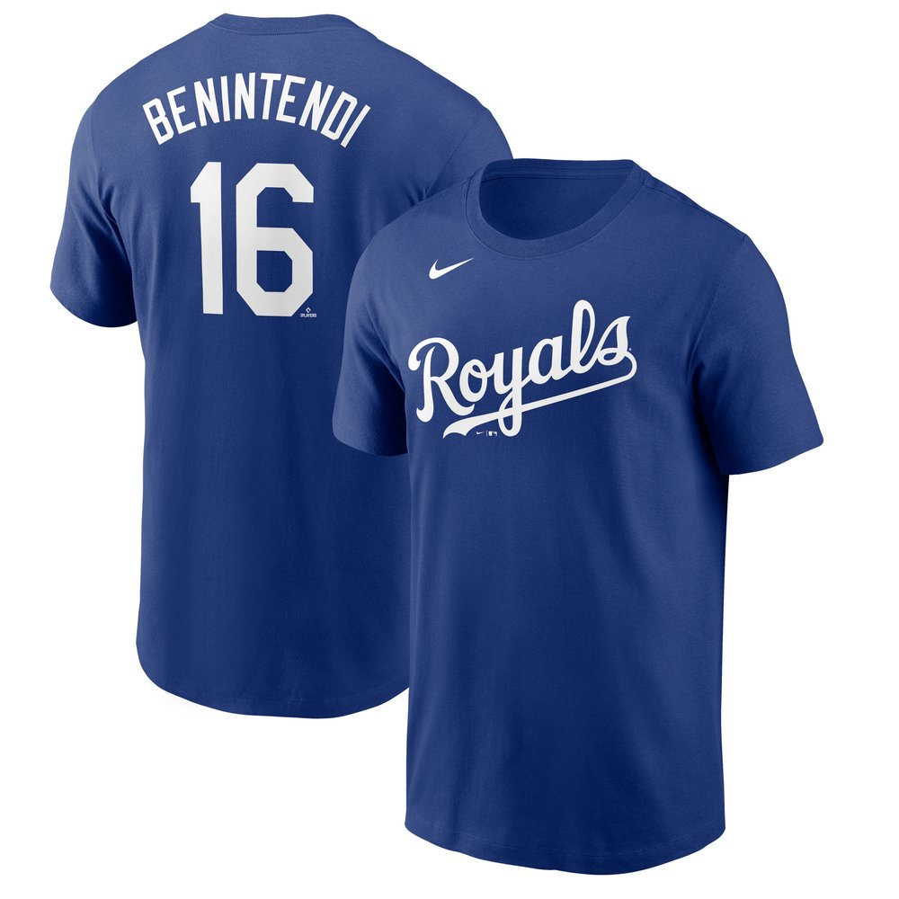 Andrew Benintendi Kansas City Royals Nike Name & Number T-Shirt - Royal